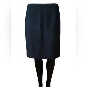 Banana Republic Navy Blue Pinstriped Pencil Skirt, Size 6